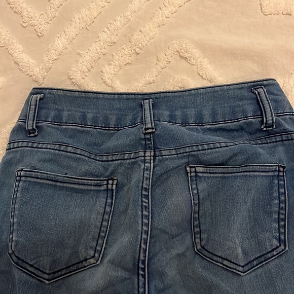 Highway Jeans, size 1 adult (not size 2), medium blue. No holes or rips - Picture 4 of 4